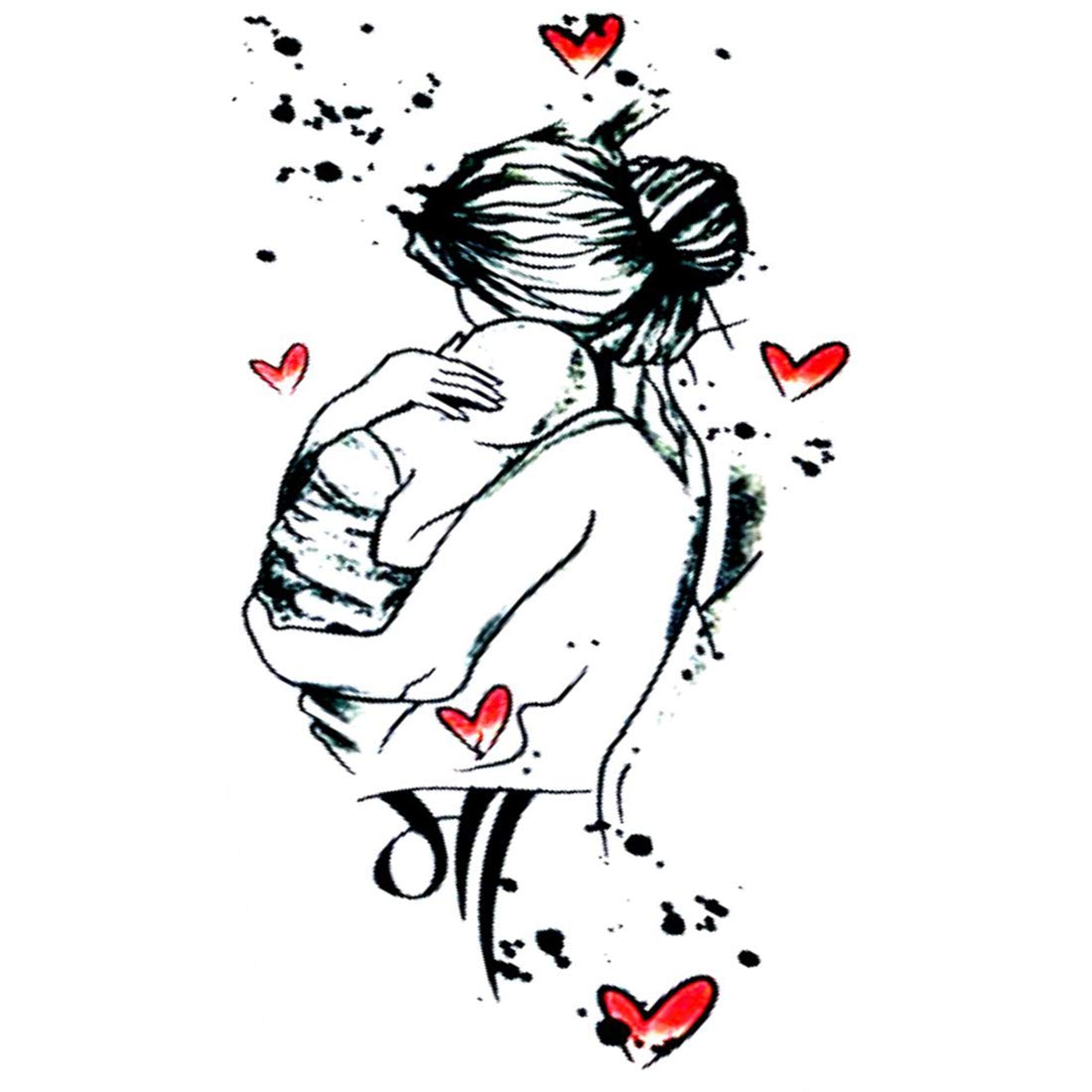Waterproof Temporary Body Tattoos for Babies, Moms & Women - Safe, Long-Lasting & Fun Skin Art for Parties, Holidays & Family Bonding