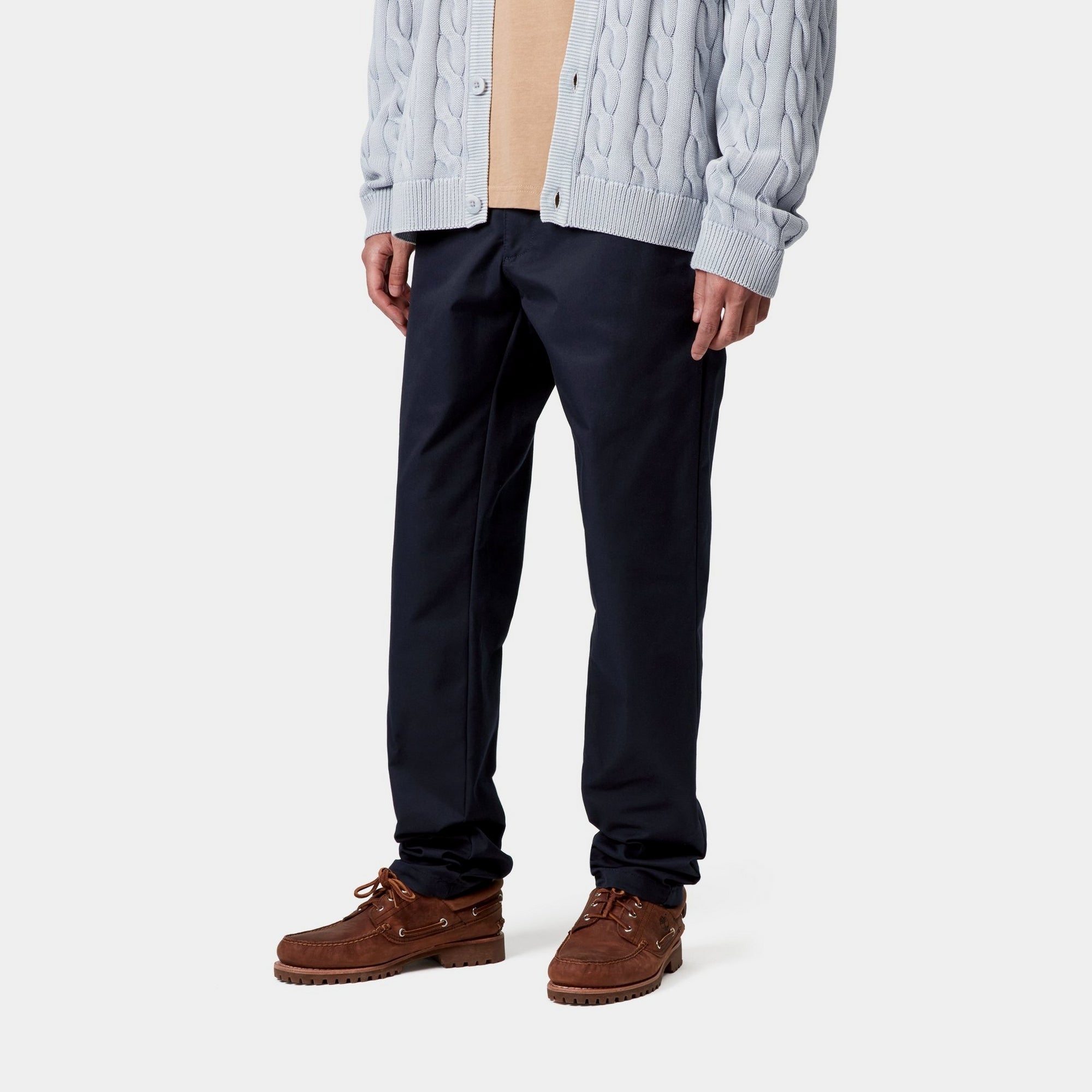 Sid Pant | Dark Navy Blue Men's Casual Pants | Comfortable Slim Fit Trousers for Work, Travel & Everyday Wear