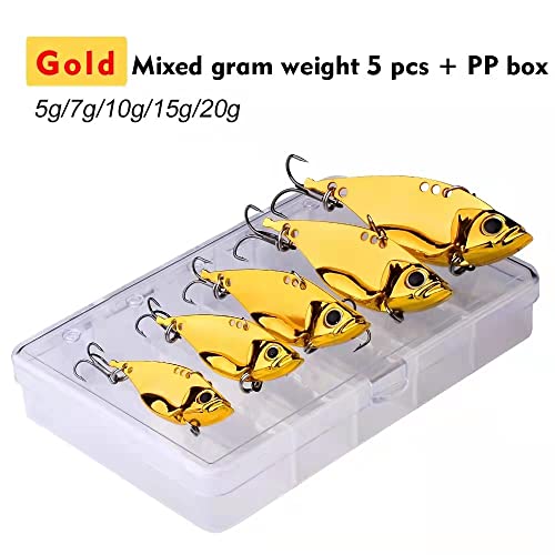 Gold Blade Baits_5pcs/Box