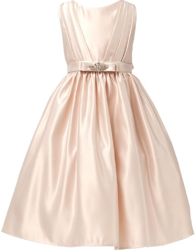 Sparkling Rhinestone Ribbon Sash Flower Girl Dresses for Toddlers - Perfect for Pageants, Weddings & Special Occasions