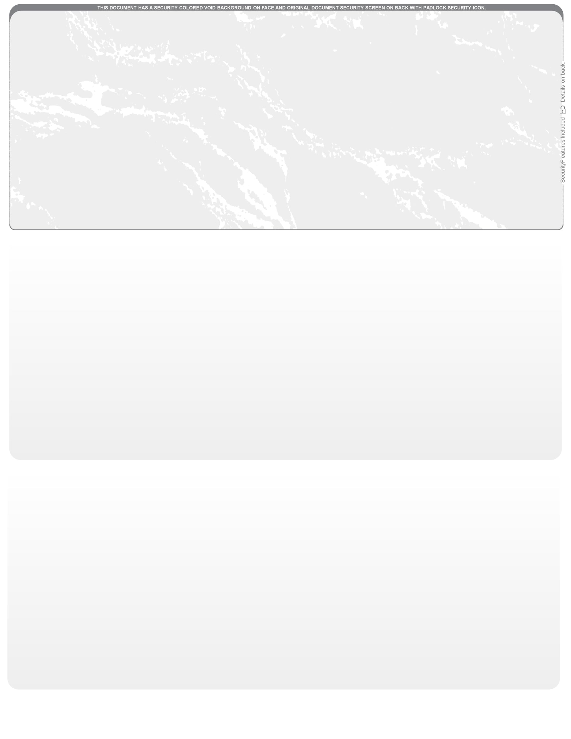 Laser/Computer Checks - Top Style Blank Check Stock (Grey Marble, 500 Sheets) for Business Accounting & Office Use
