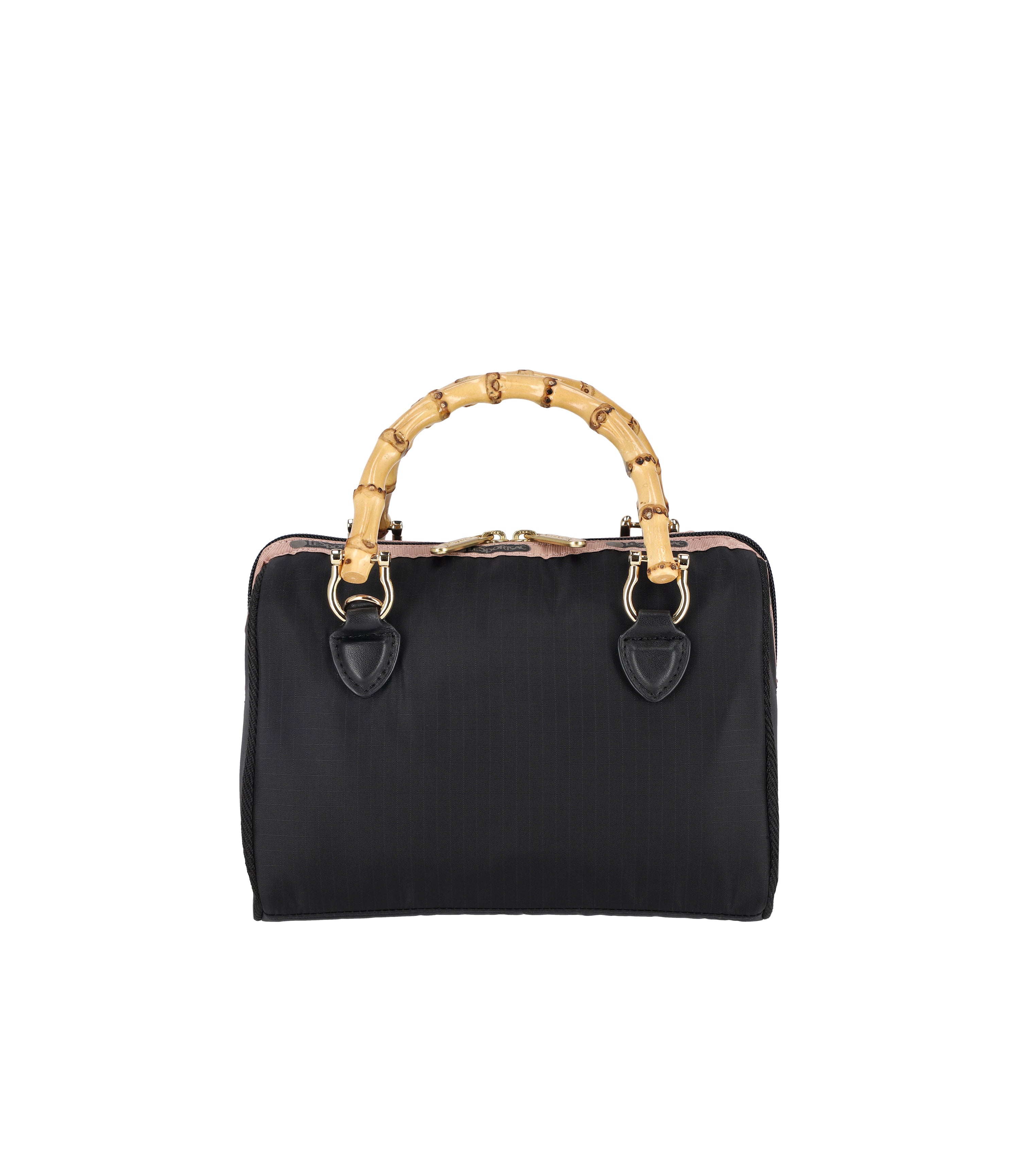 Premium Small Bamboo Boston Bag - Eco-Friendly & Stylish Crossbody Purse for Women | Perfect for Work, Travel & Everyday Use