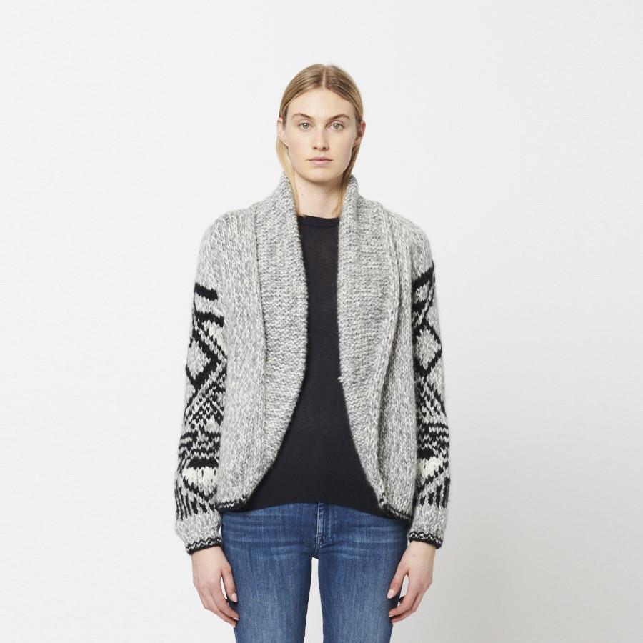 Astrid Knit Cardigan for Women - Soft Chunky Open Front Long Sweater (Inlet Blue) | Cozy Fall & Winter Layering, Office Wear, Casual Outfits