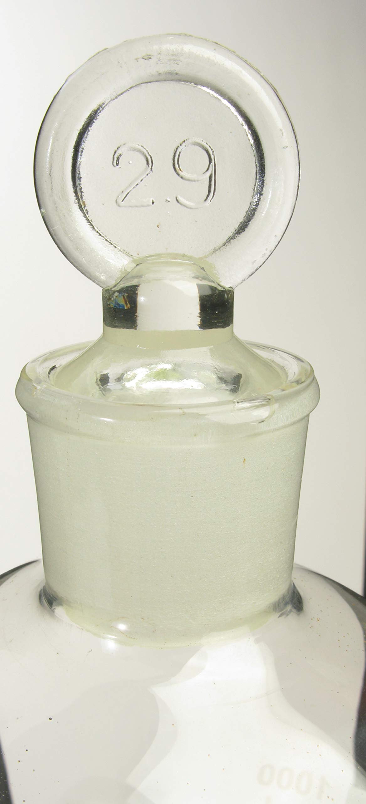 Bomex 1000mL Glass Conical Separatory Funnel for Chemistry Lab - High-Quality Borosilicate Glass with PTFE Stopcock, Perfect for Liquid Extraction, Solvent Separation & Educational Experiments
