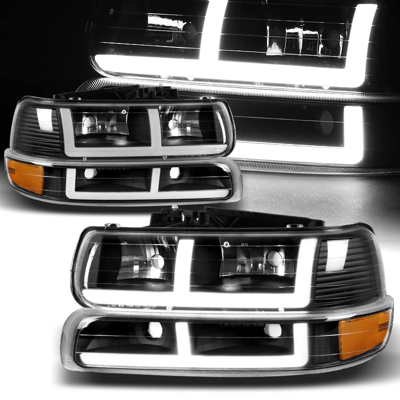 Black Housing Clear Lens Amber Reflector
