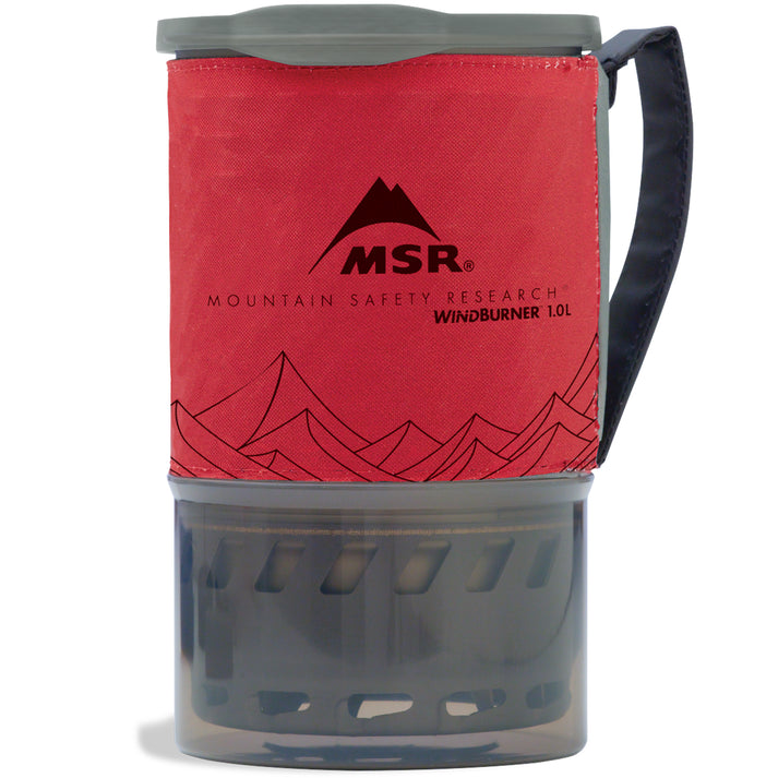 MSR WindBurner 1.0L Personal Camping Stove System - Compact Backpacking Stove for Hiking, Travel & Outdoor Cooking