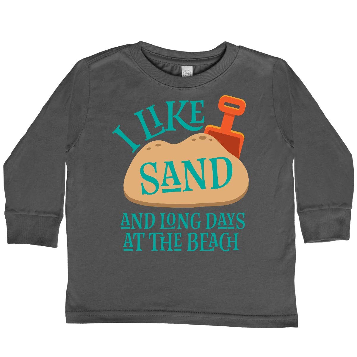 Inktastic Beach Vacation Sand Lover Toddler Long Sleeve T-Shirt - Cute Summer Outfit for Boys & Girls - Perfect for Beach Trips, Playdates & Family Photos
