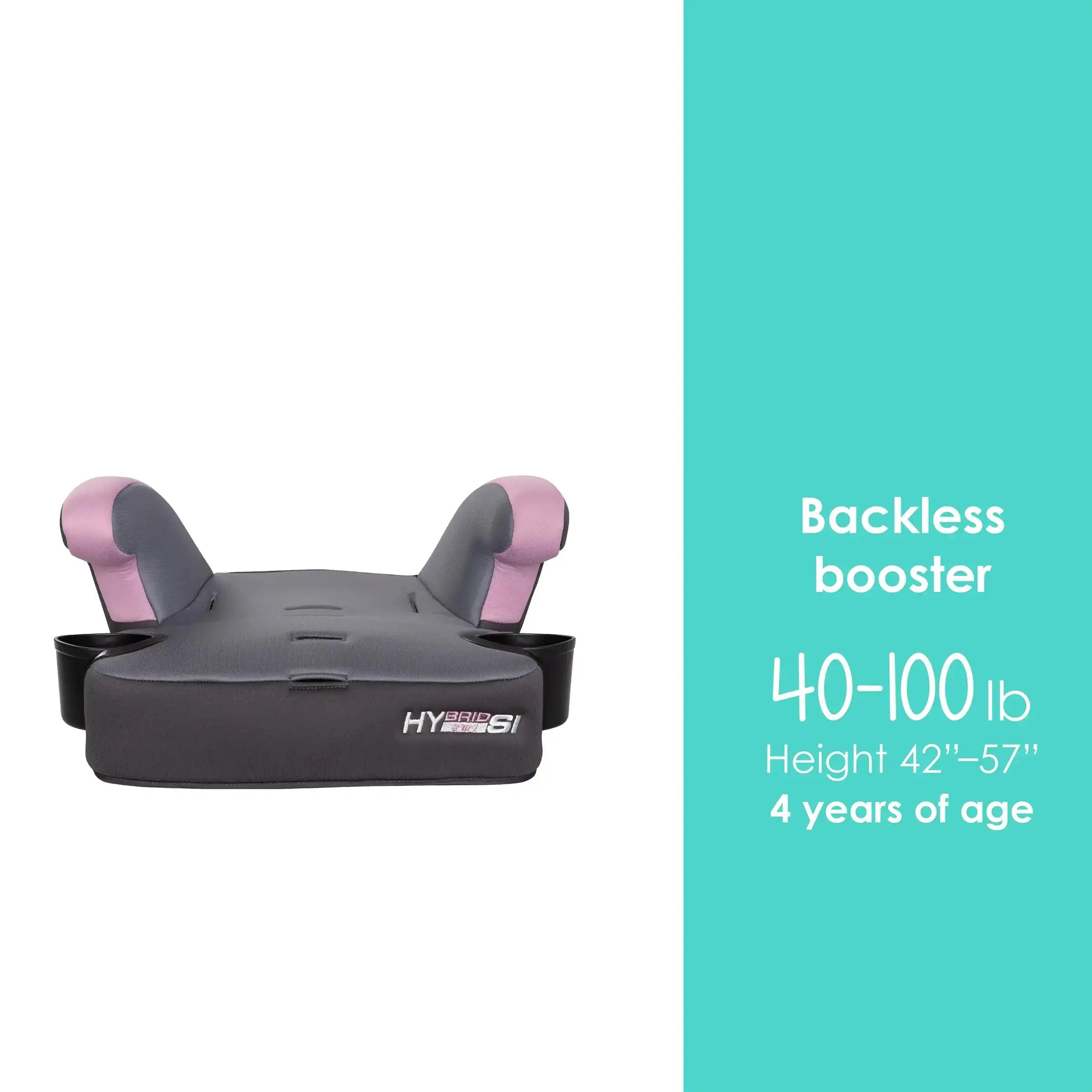Hybrid™ SI 3-in-1 Convertible Car Seat with Side Impact Protection - Desert Rose (Walmart Exclusive) | Safe for Infants, Toddlers & Big Kids | Perfect for Road Trips & Daily Commutes