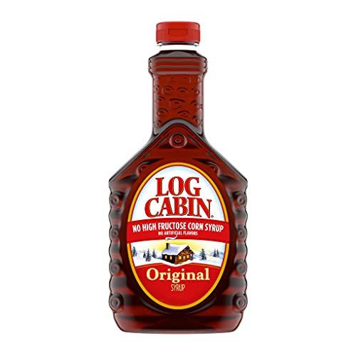 Log Cabin Original Pancake Syrup - 24 Fl Oz (Pack of 12) | Pure Maple Flavor Breakfast Syrup for Pancakes, Waffles & French Toast | Perfect for Family Breakfast & Brunch