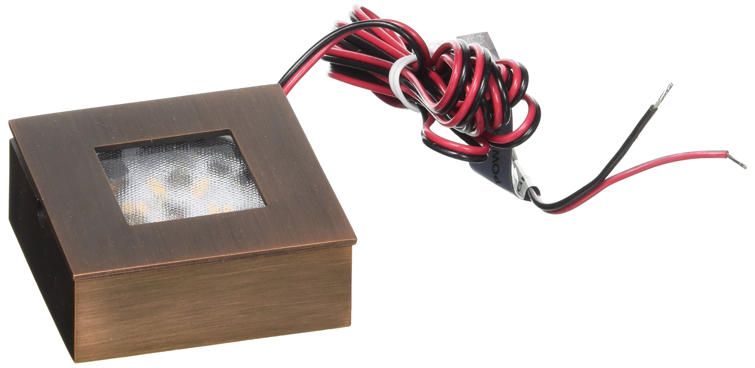 WAC LED Square Button Lights 3000K Chrome - Perfect for Modern Home Lighting