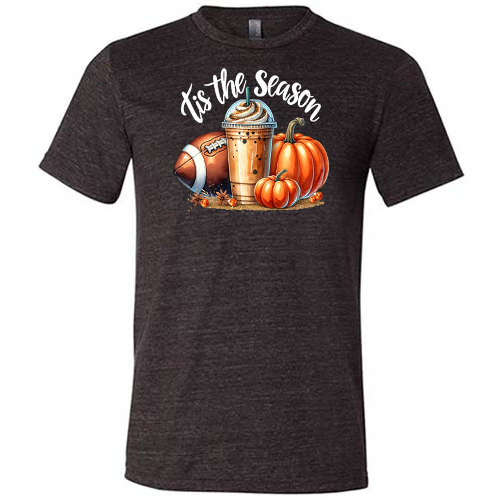 Football Coffee 'Tis The Season Shirt - Unisex Holiday Sweatshirt for Christmas Gifts & Football Fans