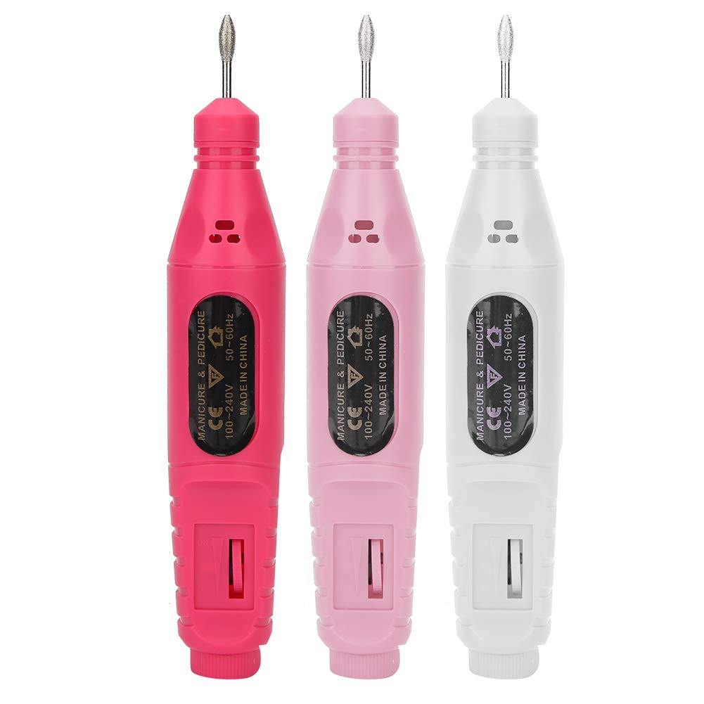Professional USB Portable Electric Nail Drill Kit - Manicure Pedicure Machine with Polishing & Shaping Bits for Natural & False Nails (Includes Fiberglass & Silk Accessories) | Perfect for Home Salon, Nail Art, DIY Beauty & Professional Use