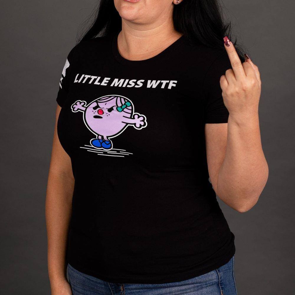 WTF Slim Fit Women's T-Shirt - Black | Casual & Comfortable Cotton Tee for Everyday Wear