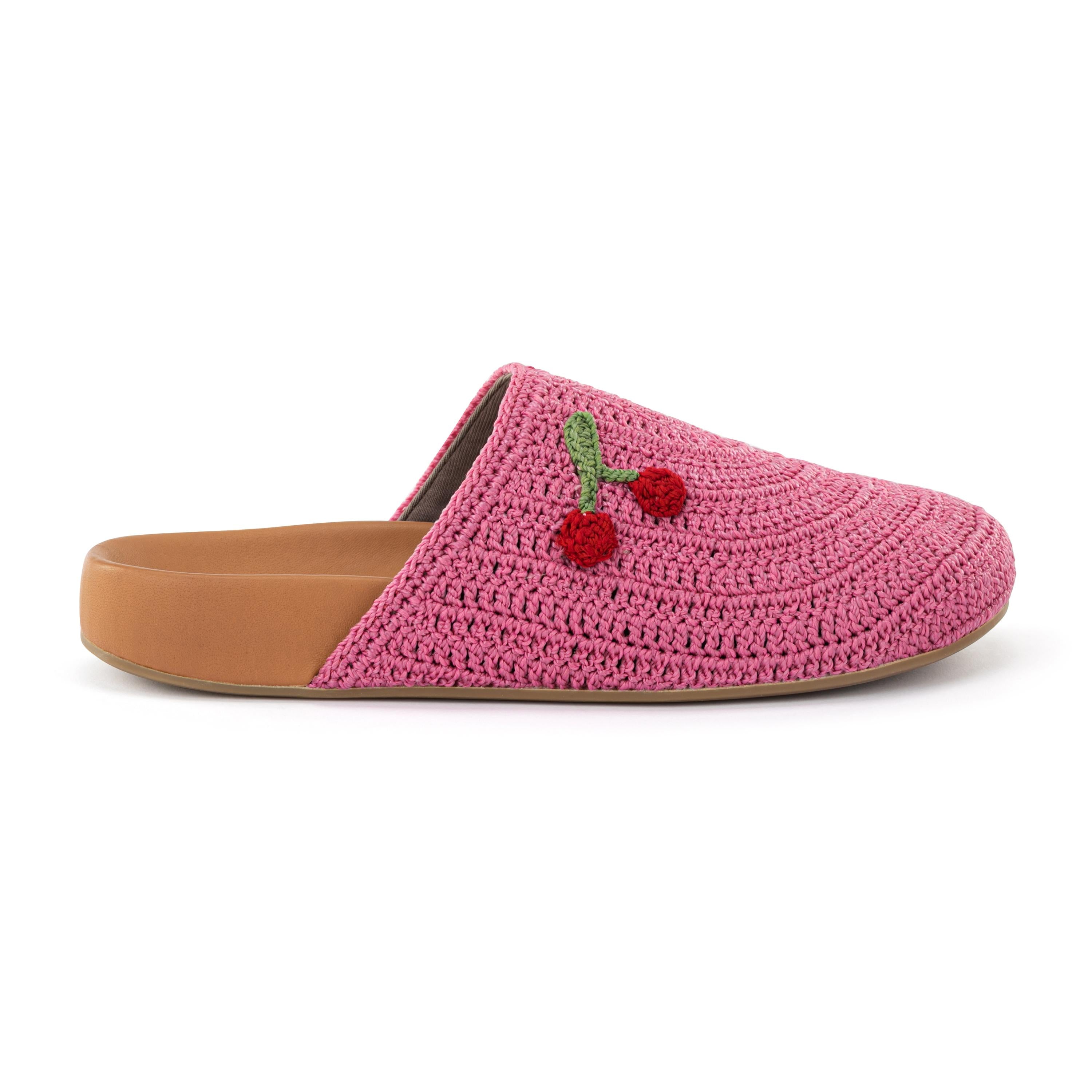 Bolinas Crochet Clogs for Women - Comfortable Handmade Summer Slide Sandals with Arch Support - Perfect for Beach, Pool, and Casual Outings