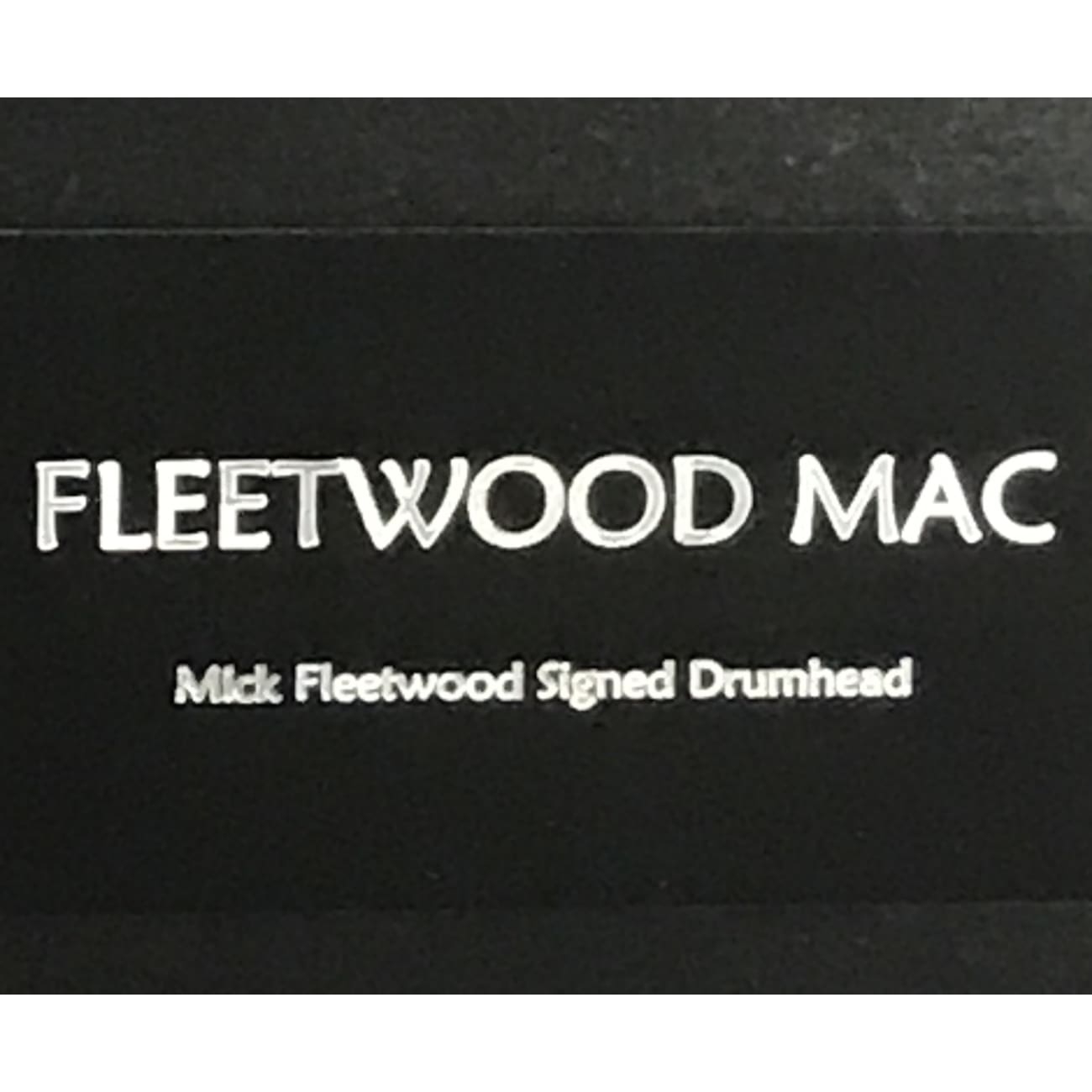Authentic Fleetwood Mac Drumhead Collage Signed by Mick Fleetwood with BAS COA - Rare Collectible for Music Fans & Memorabilia Enthusiasts | Perfect for Home Decor, Music Rooms & Fan Collections