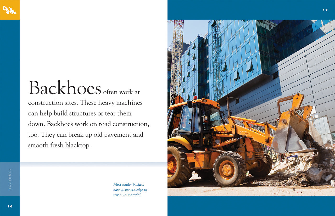 Backhoes 978-1-60818-885-7 - Heavy-Duty Construction Equipment for Excavation & Digging | Perfect for Farming, Landscaping & Building Projects