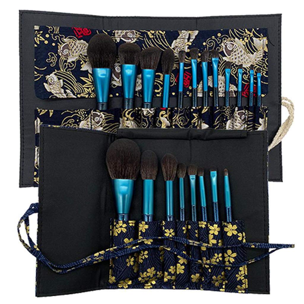 Premium 12-Piece Makeup Brush Set with Foundation & Blush Brushes - Perfect Gift for Women, Mothers & Girlfriends (Includes Travel Pouch) | Ideal for Professional Makeup Application, Travel & Everyday Beauty Routine