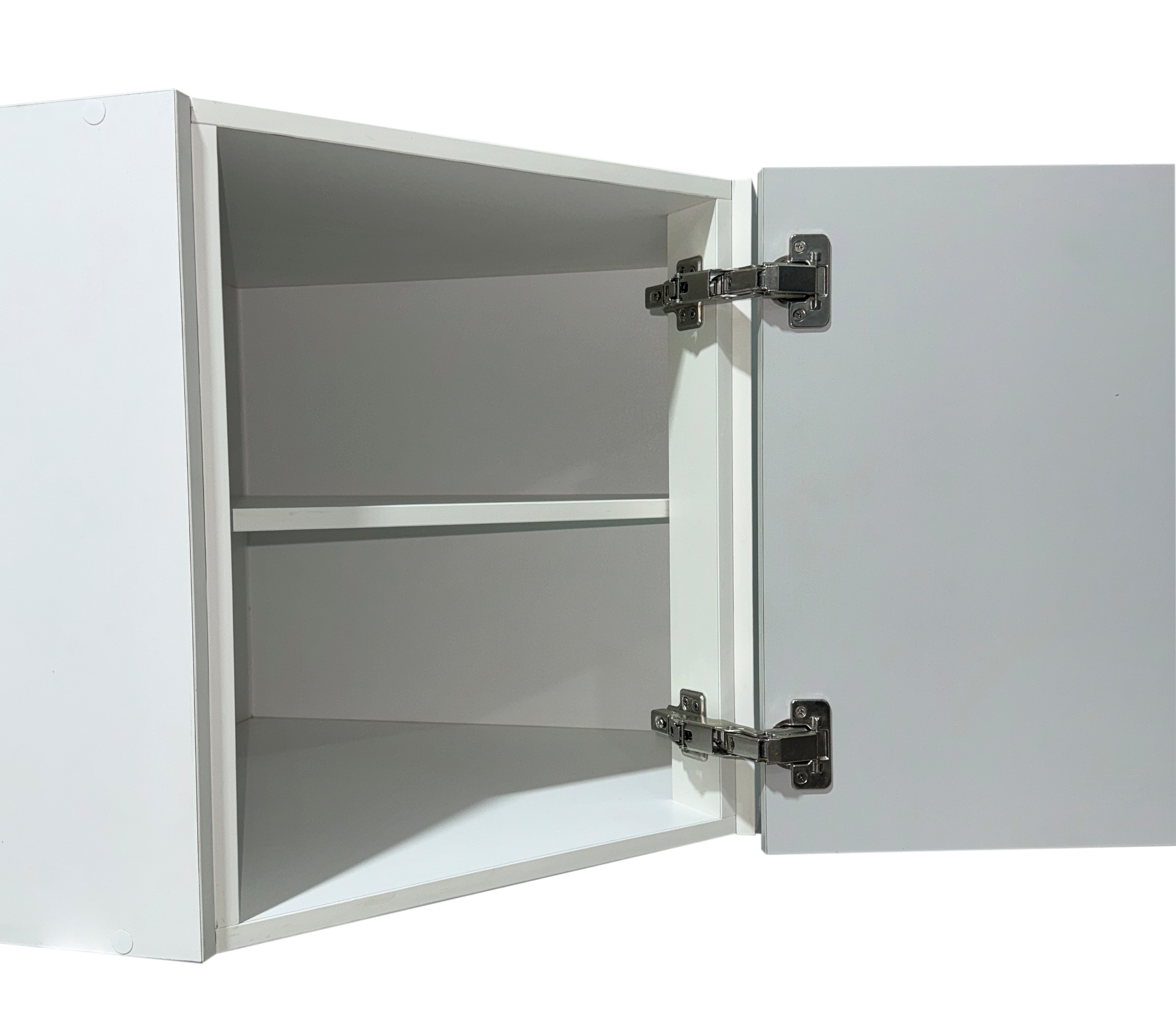 Corner Kitchen Wall Cabinet with 1 Door - Space Saving Storage for Small Kitchens | Perfect for Apartments, Condos & Tiny Homes