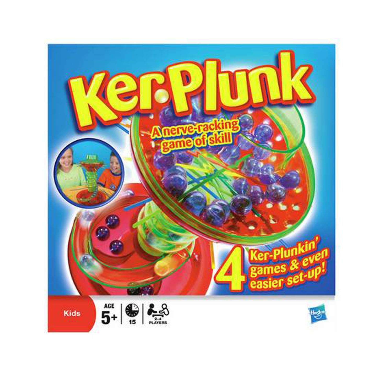 Hasbro Gaming Kerplunk Game - Classic Family Board Game for Kids Ages 5+ | Fun Indoor Activity for Family Game Night & Birthday Parties