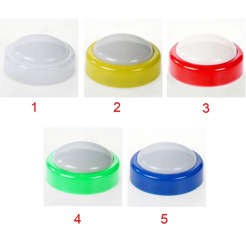 Wireless LED Puck Light - Battery Powered Touch Night Light for Kitchen, Cabinet, Wardrobe - Mini Push Tap Button Design (Green) - Perfect for Bedroom, Closet, and Staircase Lighting