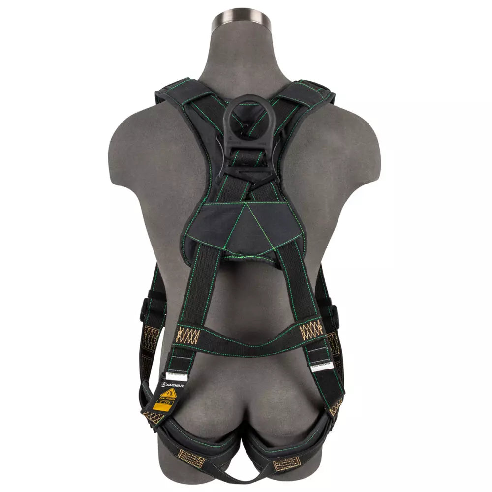 Arc Flash Full Body Harness DE 1D & DE MB Chest/Legs Protection - OSHA Compliant Safety Gear for Electrical Workers | Ideal for Utility, Construction & Industrial Use