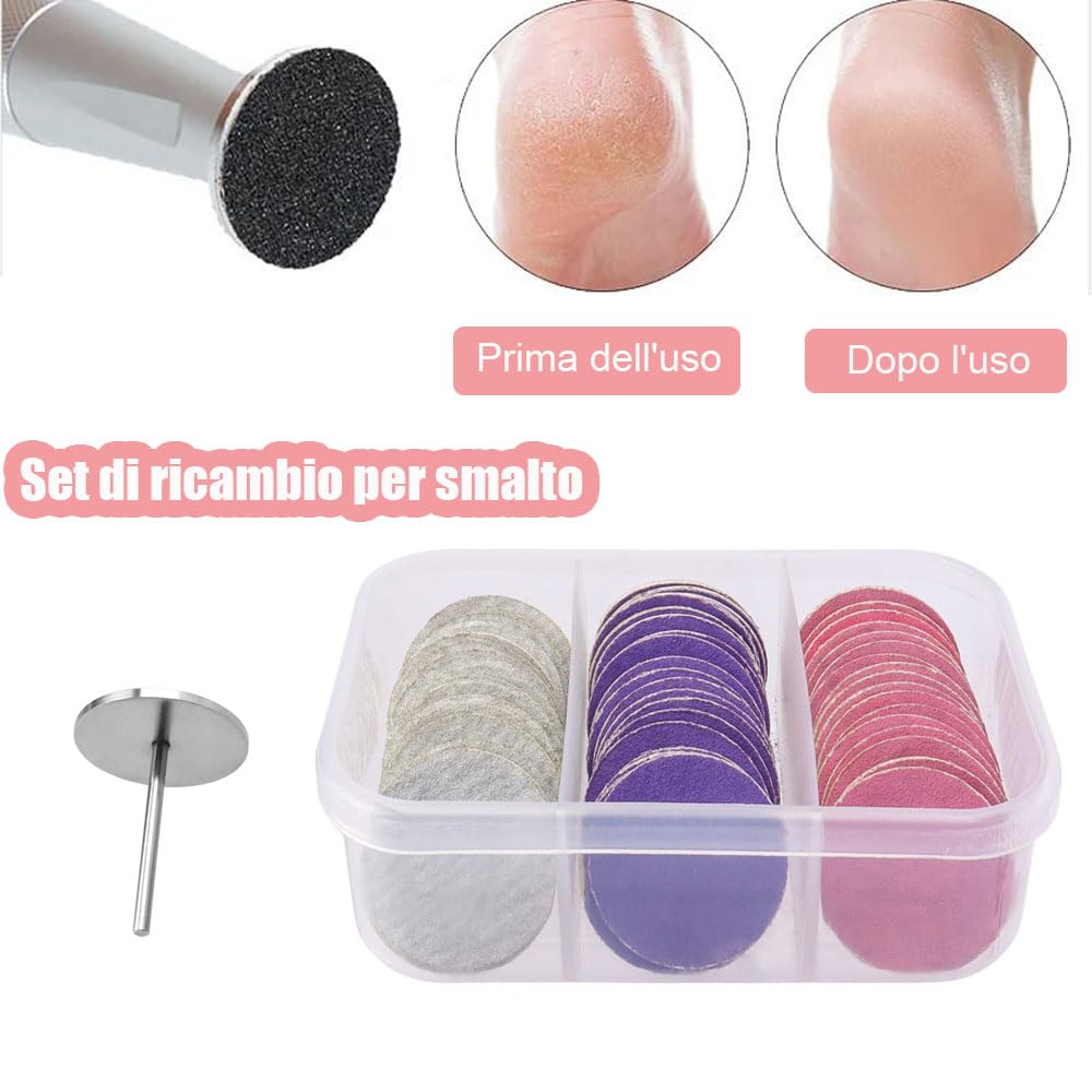 Bestgle 25mm Abrasive Pedicure Discs - Professional Foot Grinder Sandpaper Pads for Callus Removal, Home Pedicure Accessories - Long Lasting & Durable for Smooth Feet Care (Perfect for At-Home Spa & Salon Use)
