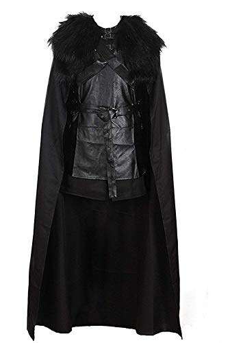 Nightswatch Ver. Halloween & Christmas Cosplay Costume - Medieval Fantasy Roleplay Outfit for Parties, Conventions & Themed Events
