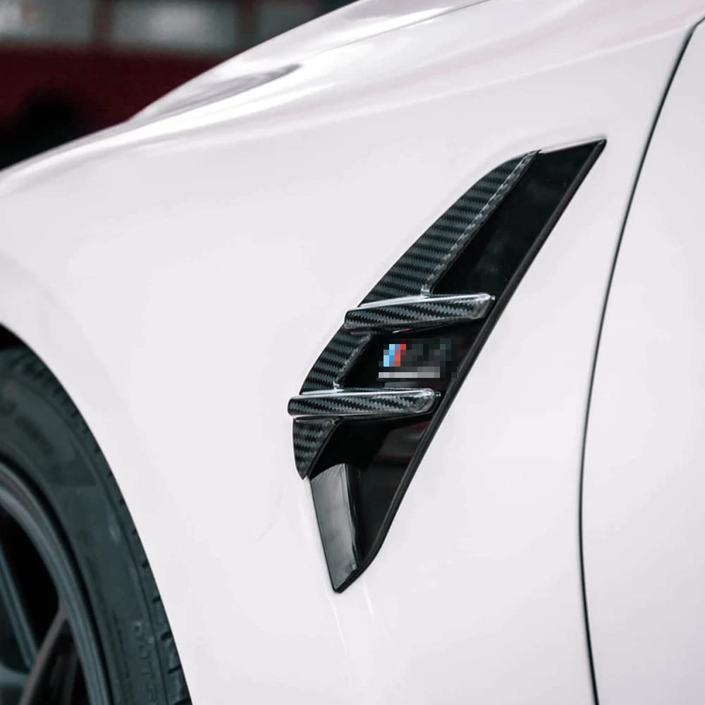 2021-2024 BMW 3 Series G80 M3 Sedan Carbon Fiber Side Air Vent Fender Covers - Upgrade Your Luxury Sports Car Exterior Styling