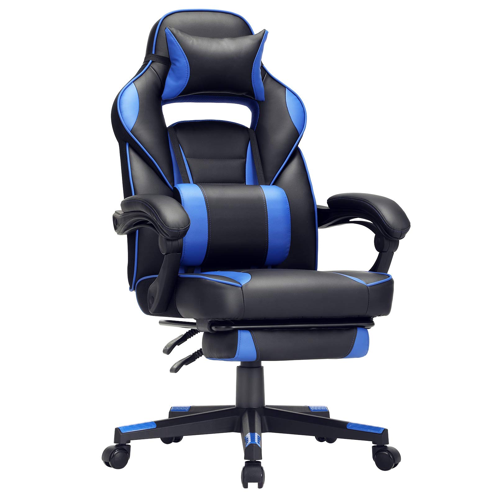 SONGMICS Racing Style Gaming Chair - Adjustable Ergonomic Office Chair with Lumbar Support, 330 lb Weight Capacity (26.4