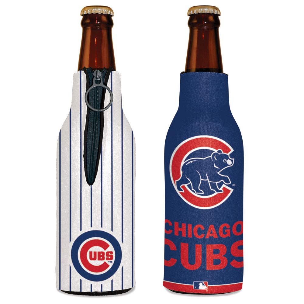 MLB Chicago Cubs Bottle Cooler - Team Colors for Outdoor & Tailgating
