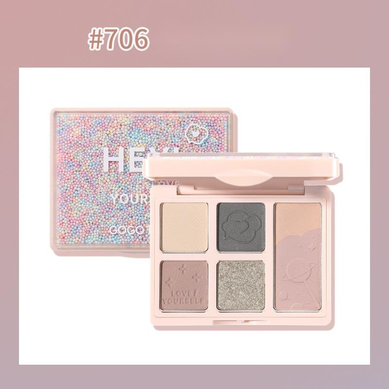 GOGOTALES 6-Color Mini Eyeshadow Palette - Long Lasting, Highly Pigmented, Blendable Makeup for Everyday & Party Looks