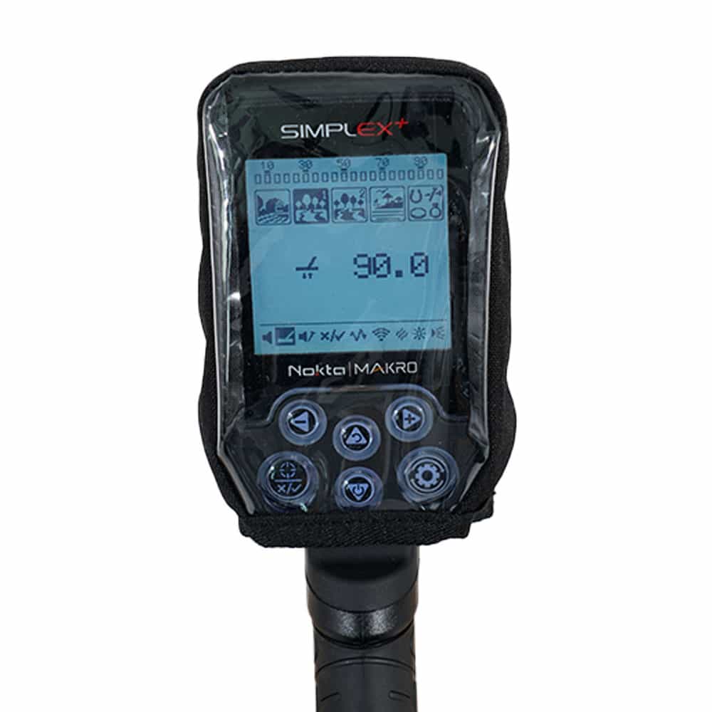 Nokta Simplex+ Metal Detector Protective Cover with Serious Detecting Logo - Durable Waterproof Case for Metal Detecting, Beach Hunting & Outdoor Adventures