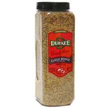 Durkee Garlic Pepper Seasoning - 21 oz Bulk Container (Pack of 6) | All-Purpose Spice Blend for Grilling, Roasting & Everyday Cooking