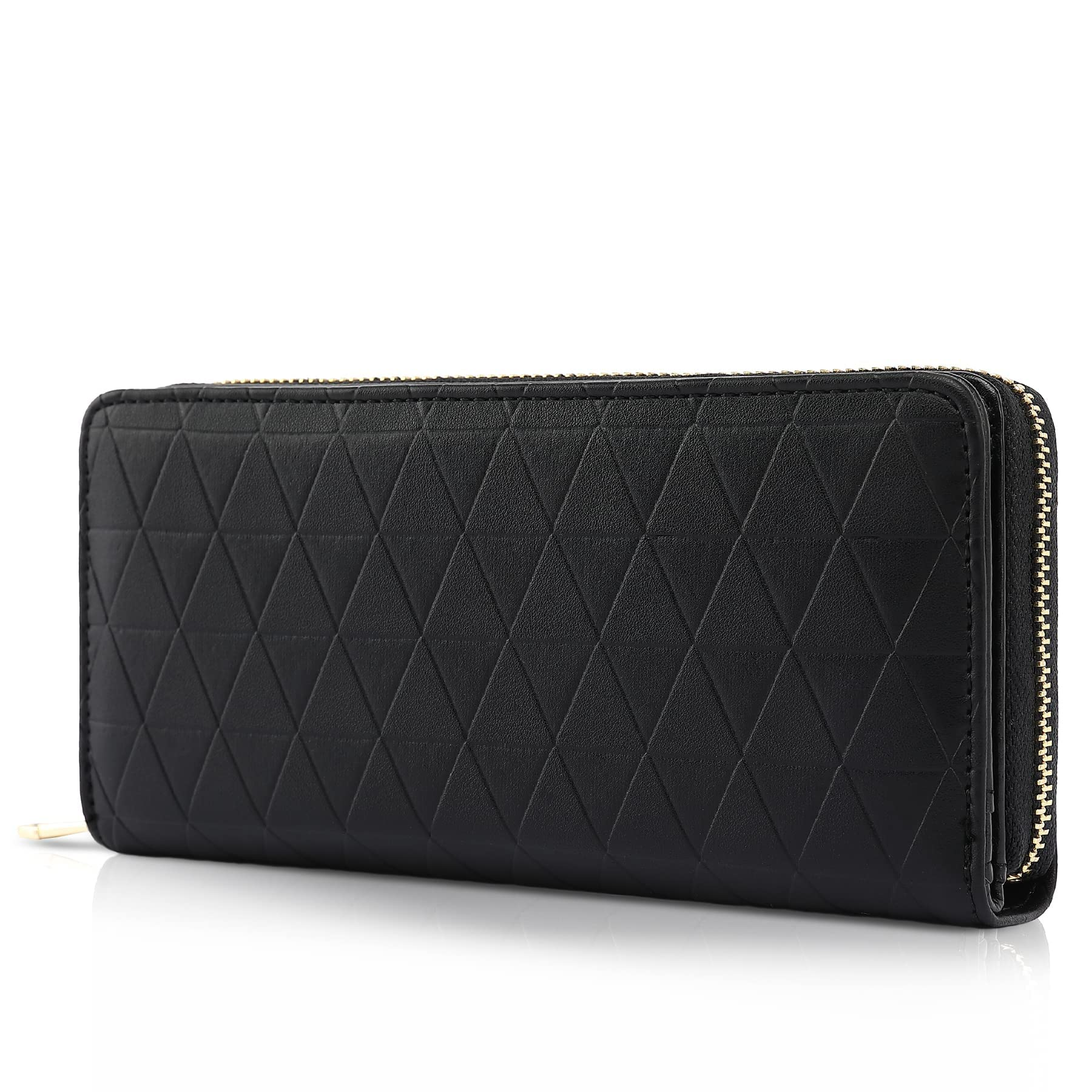 Vegan Leather Women's Wallet - Bifold Card Holder with ID Window, Zipper Coin Pocket & Large Capacity | Perfect for Everyday Use, Travel & Gift Giving