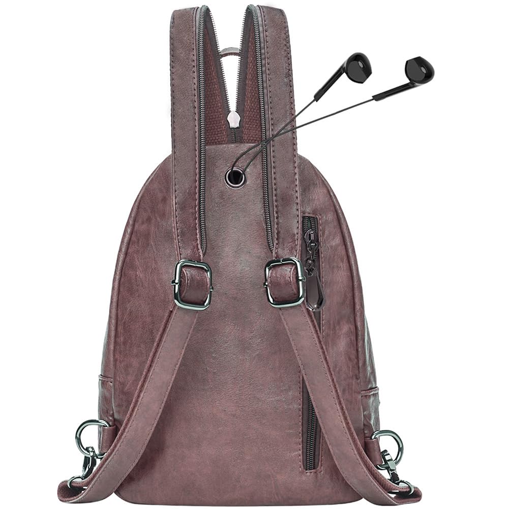 Stylish Women's PU Leather Small Backpack Purse - Convertible Sling Bag for Everyday Use, Travel & Work | Fashionable & Functional Accessory