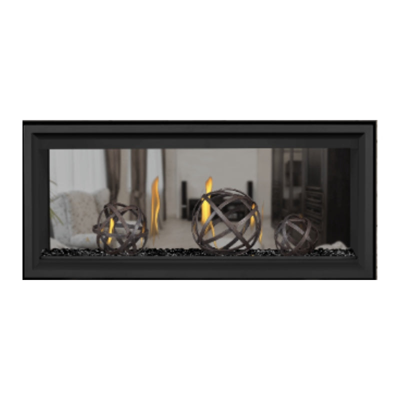 Napoleon Vector 38 See-Through Linear Direct Vent Gas Fireplace - LV38N2 1 | Modern Home Heating Solution for Living Rooms & Patios