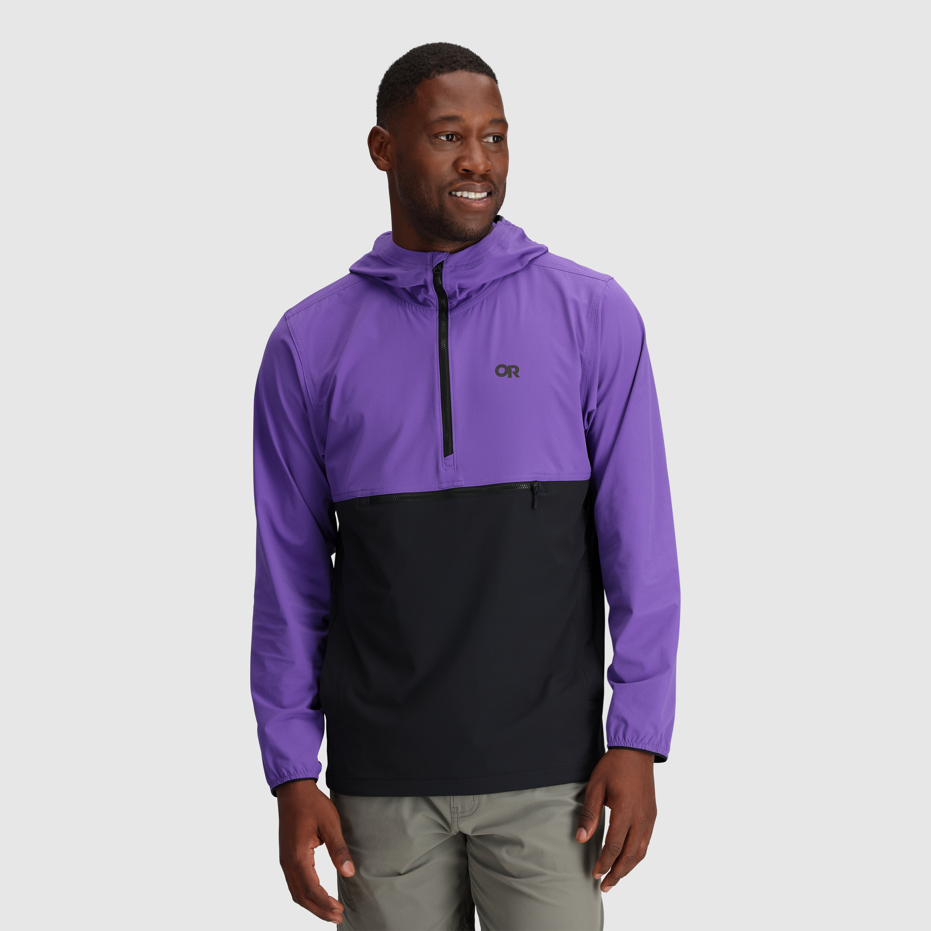 Men's Ferrosi Anorak Jacket - Lightweight Water-Resistant Outdoor Windbreaker for Hiking, Camping & Travel