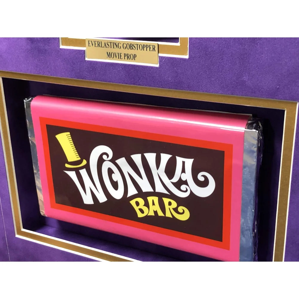 Authentic Gene Wilder as Willy Wonka Signed Golden Ticket 8x10 Framed Collage - PSA/DNA Certified Autograph - Perfect for Movie Memorabilia Collectors & Charlie and the Chocolate Factory Fans
