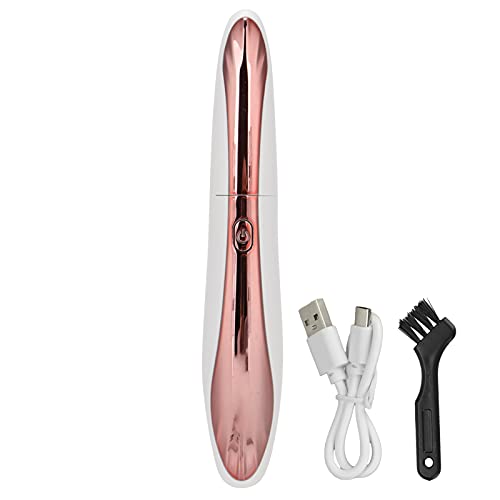 USB Rechargeable Heated Eyelash Curler - Electric Lash Curling Tool with Fast Heating for Natural & False Lashes, Long Lasting Battery (White) | Perfect for Home Use, Travel & Professional Makeup Application