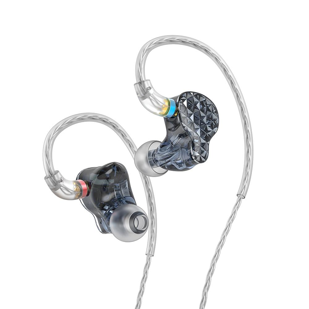 FiiO FA9 6 Balanced Armature Drivers 3D Printed HiFi In-Ear Monitors - Premium IEMs for Audiophiles, Musicians & Studio Recording