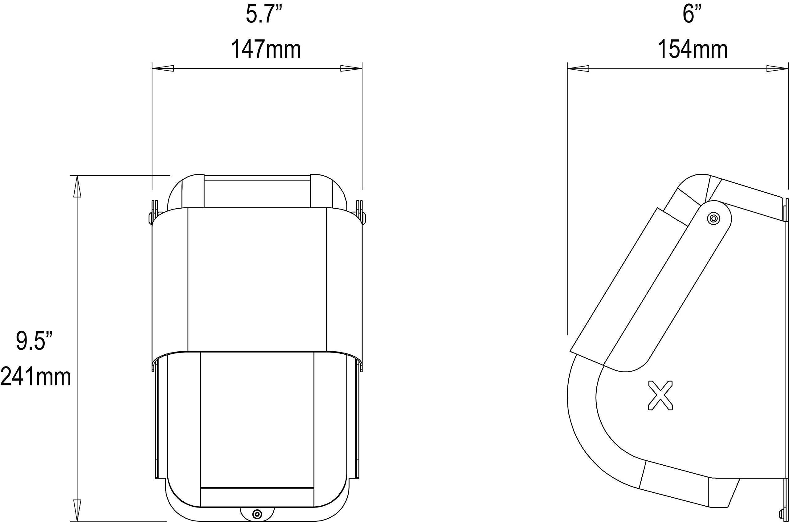 Wall Mount Bracket for Brother QL-810W/QL-820NWB/QL-820NWBc Label Printers - Secure Space-Saving Organization for Home Office, Warehouse & Retail Use