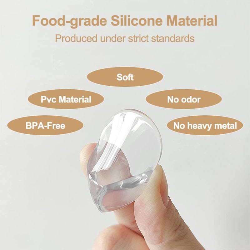 Baby Safety Corner Protectors - Soft Silicone Bumpers for Furniture Edge Protection, Childproofing & Anti-Collision (8-Pack) - Perfect for Tables, Counters, Cabinets & Sharp Corners in Nursery & Playroom