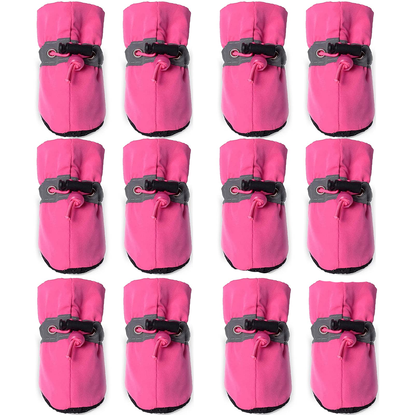 Waterproof Dog Boots for Winter - Anti-Slip Paw Protectors for Small & Medium Dogs | Pet Snow Booties for Walking, Hiking & Outdoor Adventures