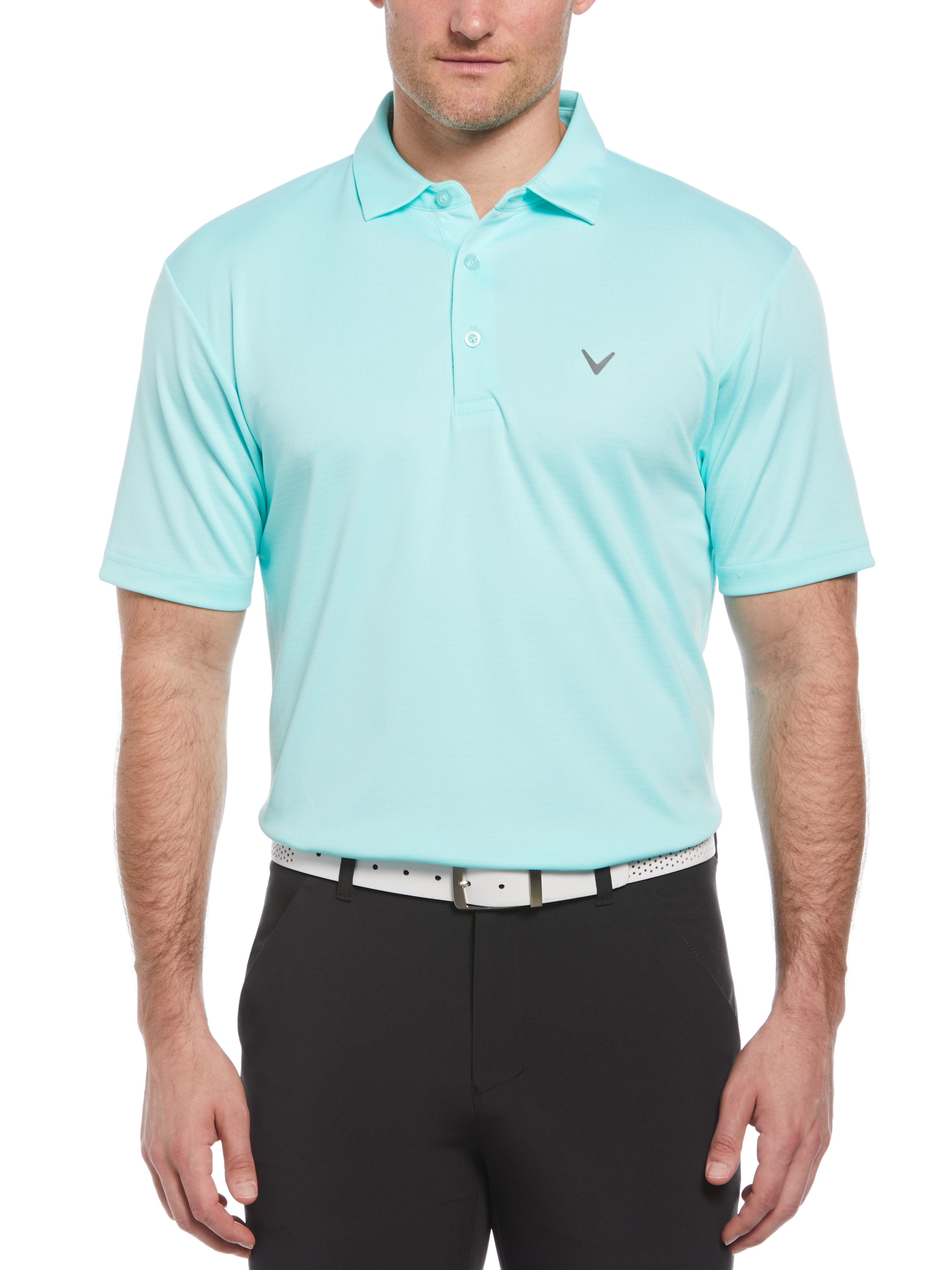 Men's Micro Texture Polo Shirt - Breathable & Comfortable Casual Wear for Golf, Office & Everyday Use