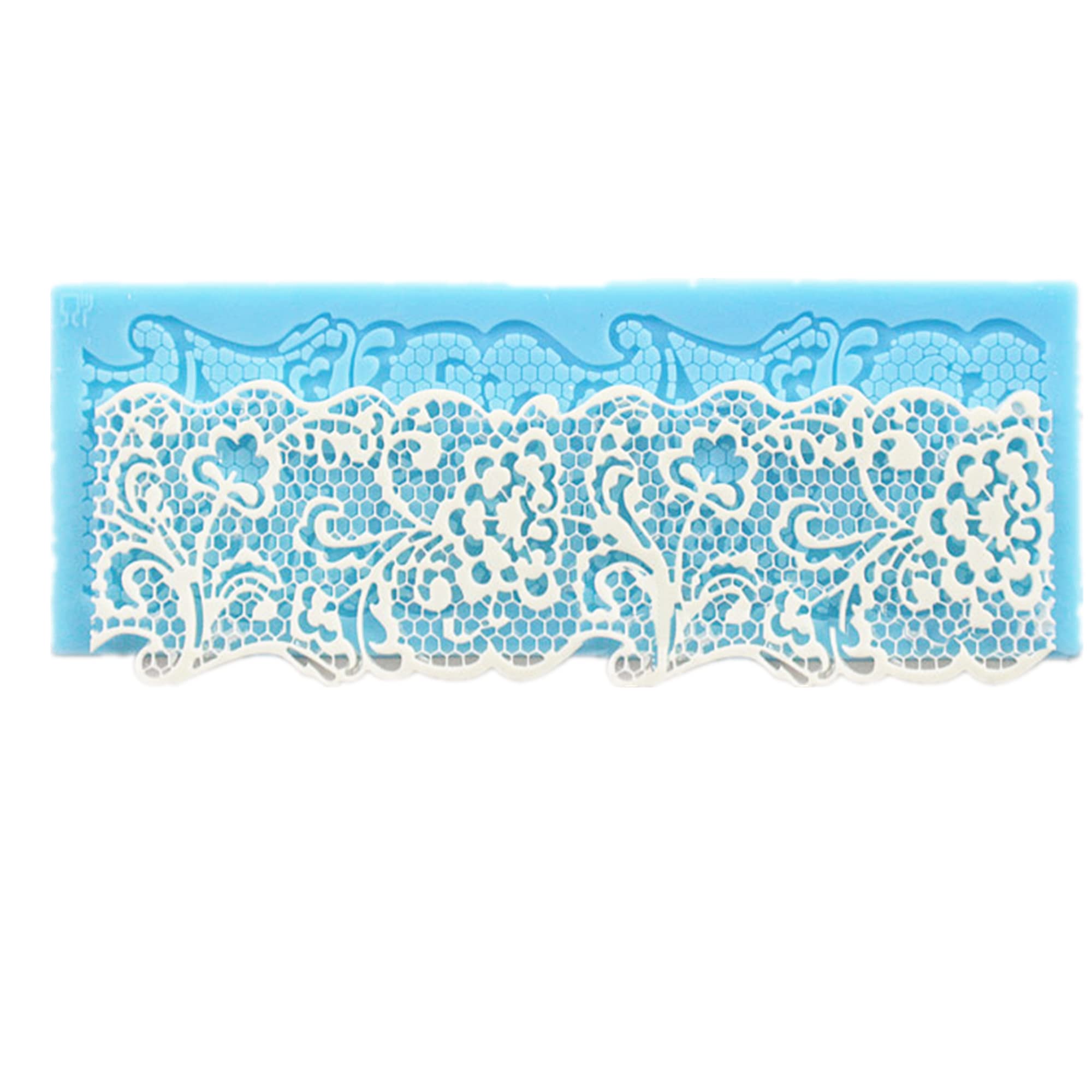 Silicone Chocolate Molds - Retro Lace Shaped Baking Molds for Cake Decorating, Sugarpaste, Candy & Chocolate Clay | Perfect for DIY Desserts, Wedding Cakes & Holiday Treats