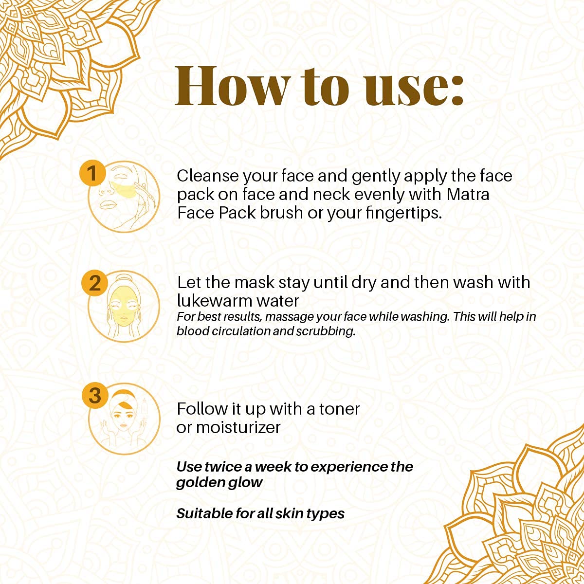 Organic Kasturi Haldi Powder for Face & Skin Care (50g) | Pure Amba Turmeric Powder | Natural Beauty Treatment for Glowing Skin & Acne Relief | DIY Face Masks & Ayurvedic Skincare