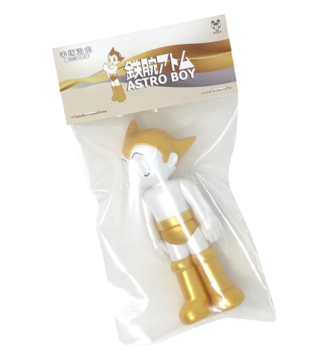 Astro Boy PVC Gold Closed Eyes Version - Anime Collectible Figurine for Display & Gifts - Perfect for Home Decor, Office Desk, and Anime Fan Collections