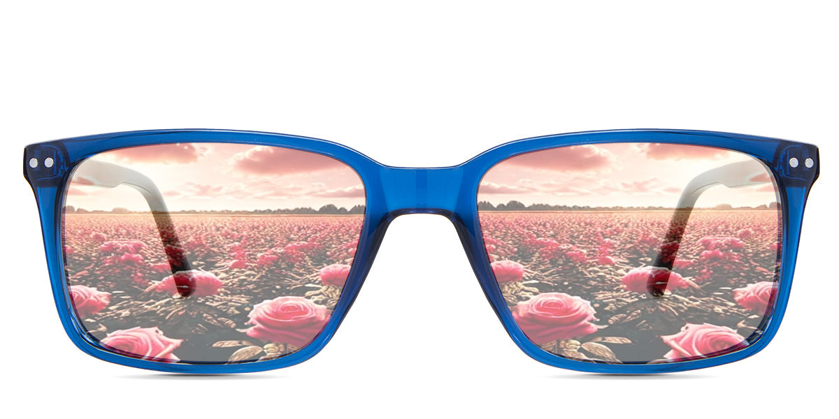 Dante Men's Prescription Tinted Glasses - UV Protection & Blue Light Blocking for Outdoor & Digital Screen Use