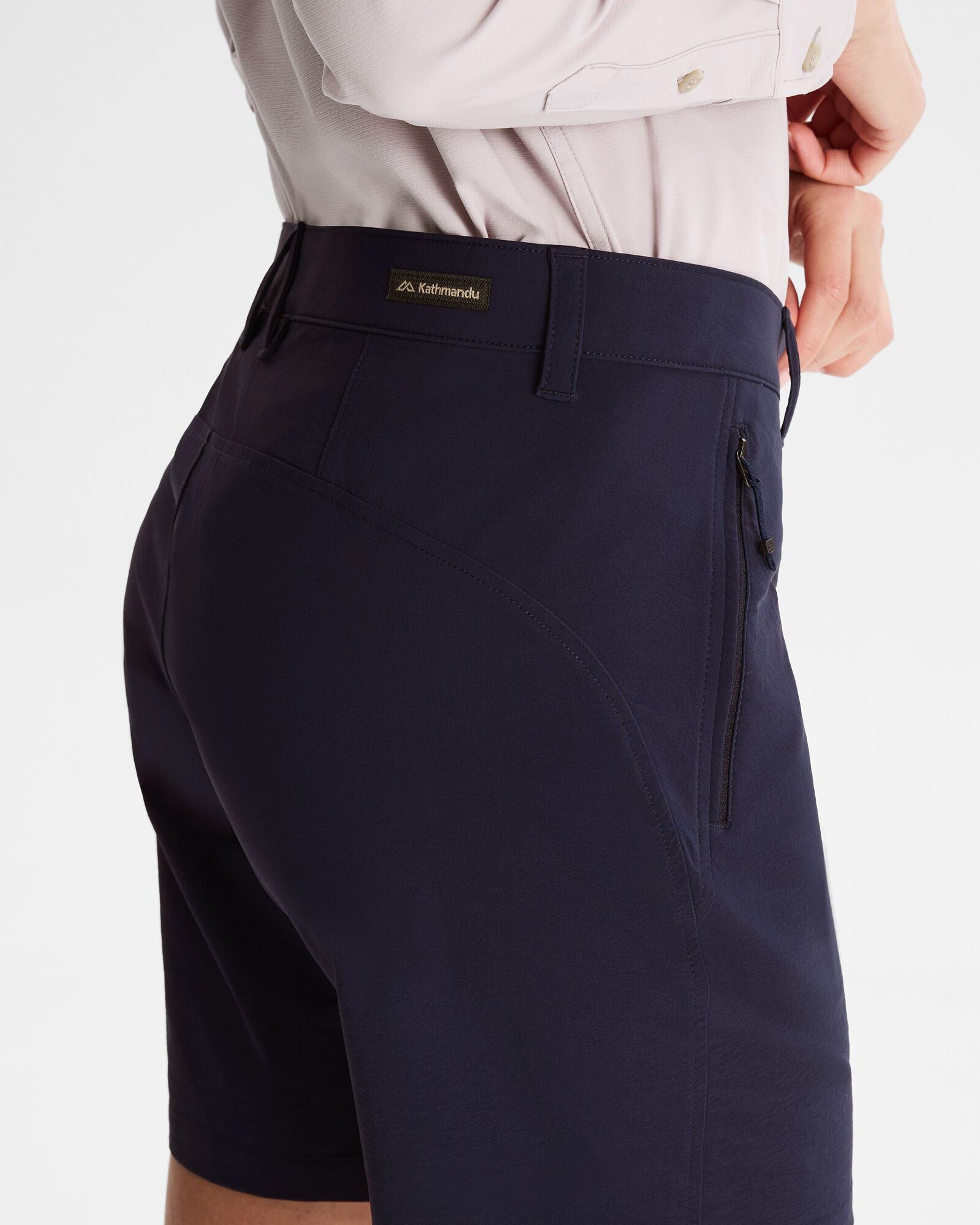 Flinders Women's 7-Inch Athletic Shorts - Pure Navy - Comfortable Workout & Running Shorts for Yoga, Gym, and Casual Wear