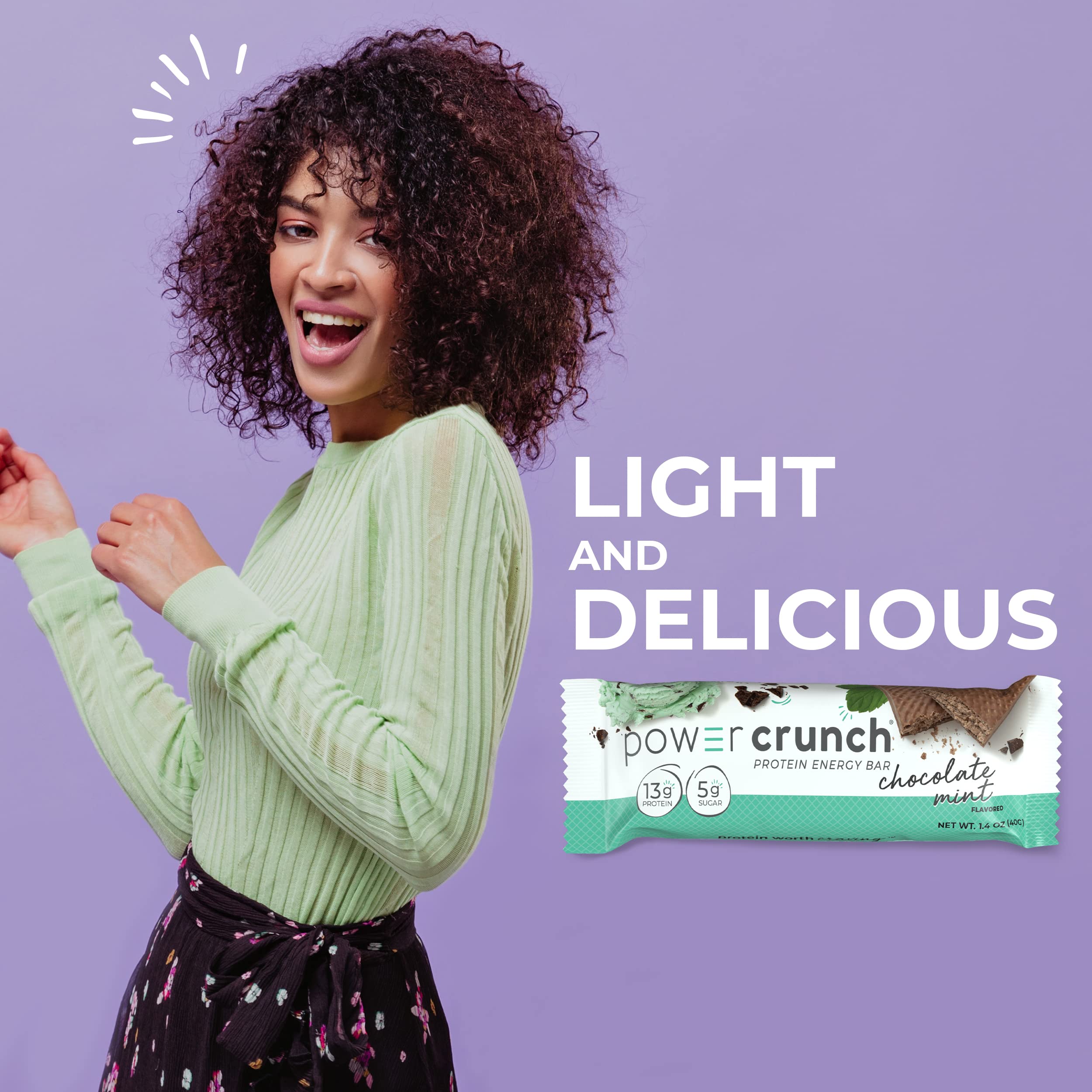 Power Crunch Protein Wafer Bars Variety Pack - 6 Delicious Flavors, 1.4oz Bars (30 Count) - High Protein Snack for Energy, Workout Recovery & On-the-Go Nutrition - Perfect for Gym, Hiking & Office Snacking